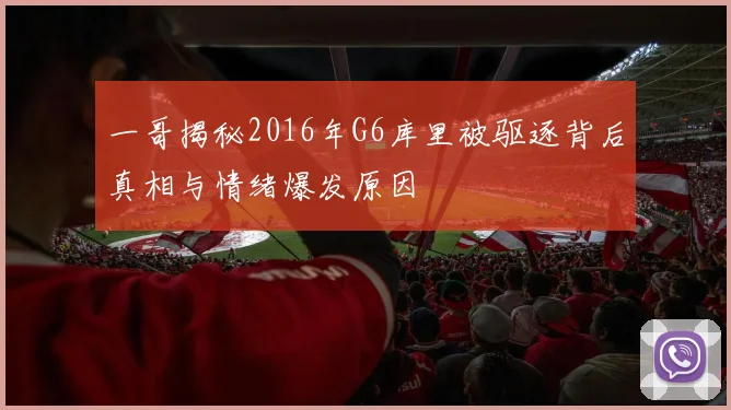 一哥揭秘2016年G6库里被驱逐背后真相与情绪爆发原因